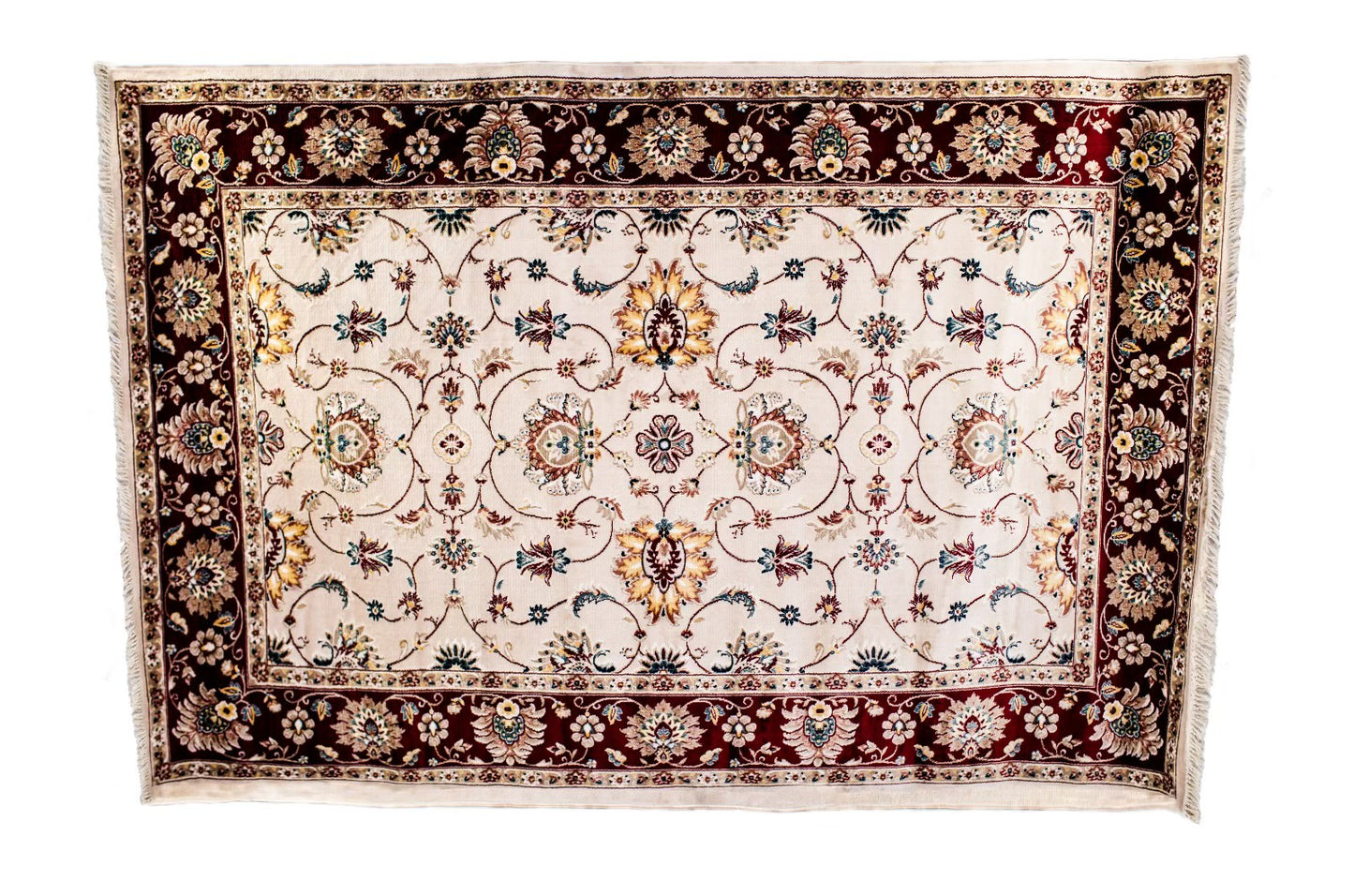 Kazak Design Rug with Red Color