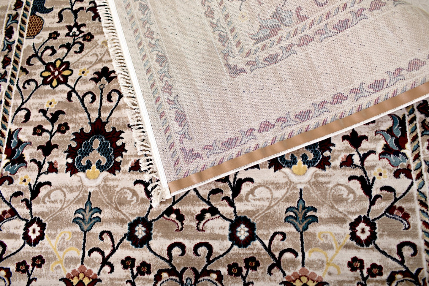 Kazak Design Rug with Beige Color