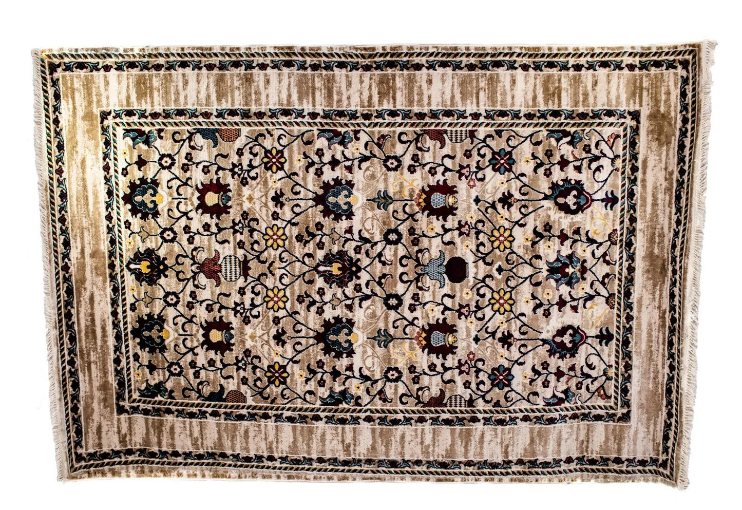 Kazak Design Rug with Beige Color